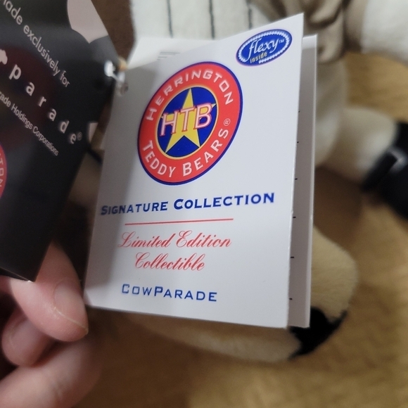 Herrington teddy bear cow parade mooflower plush - Picture 5 of 7